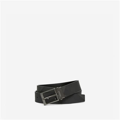 burberry horseferry belt|Reversible Check Belt in Charcoal/graphite .